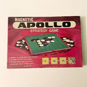 Vintage Magentic  Apollo Strategy Game Japan BJC International Travel Game